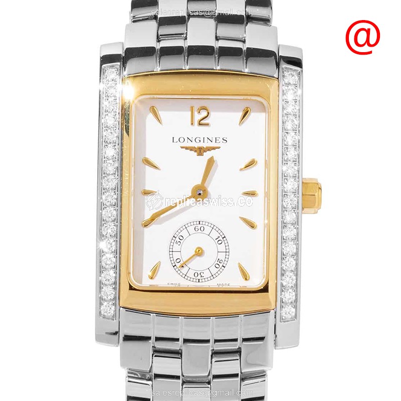 Elegant Longines Dolce Vita Replica Watch | White Dial, 18kt Gold Case
