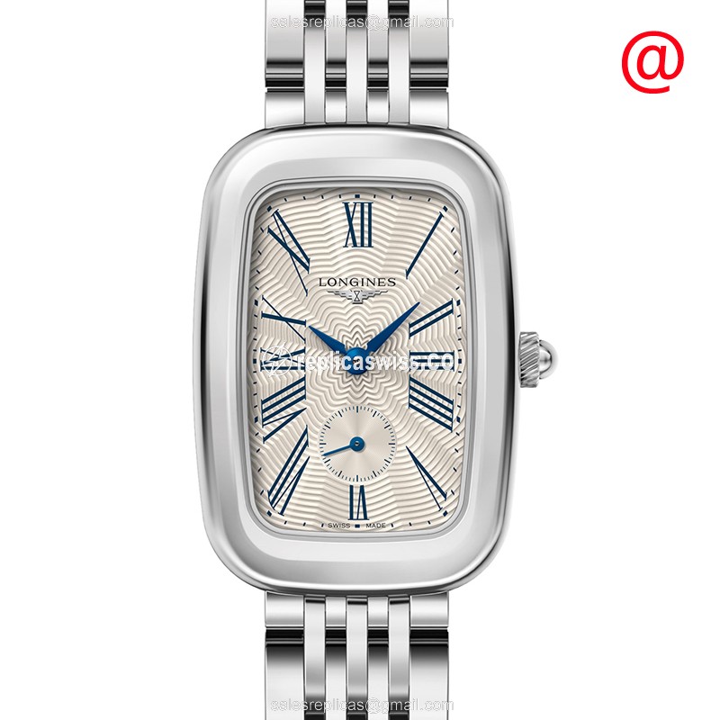 Elegant Longines Equestrian Quartz Replica | Silver Dial & Stainless Steel Case Watch