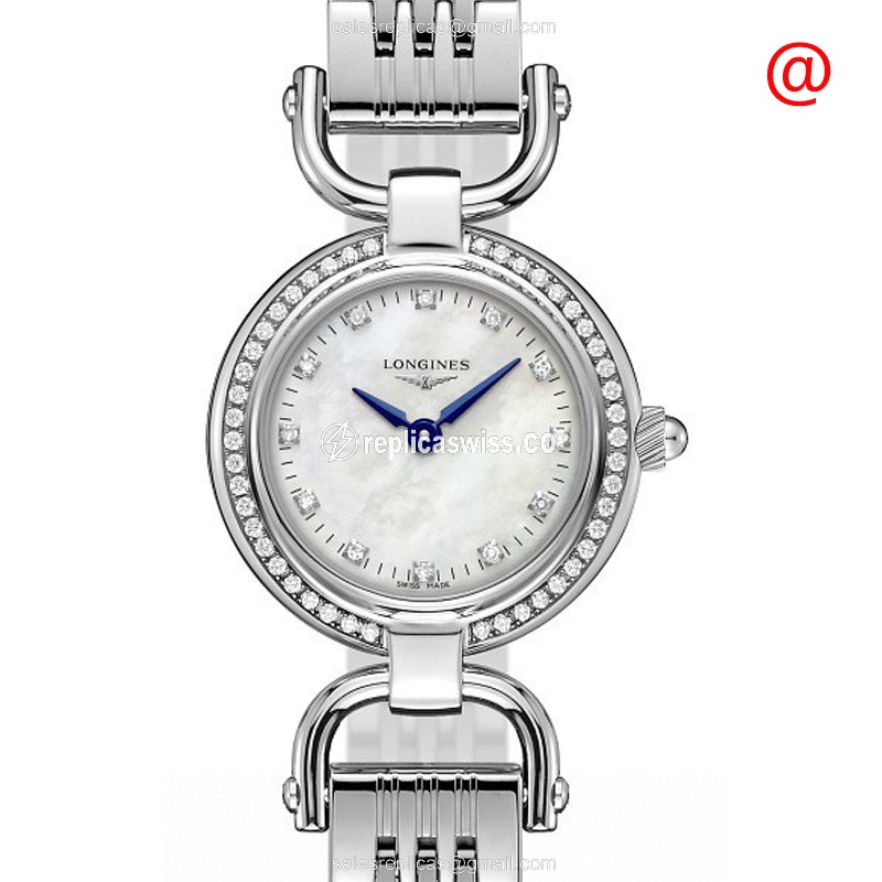Elegant Longines Equestrian Quartz Replica | Silver Dial & Steel Strap Watch
