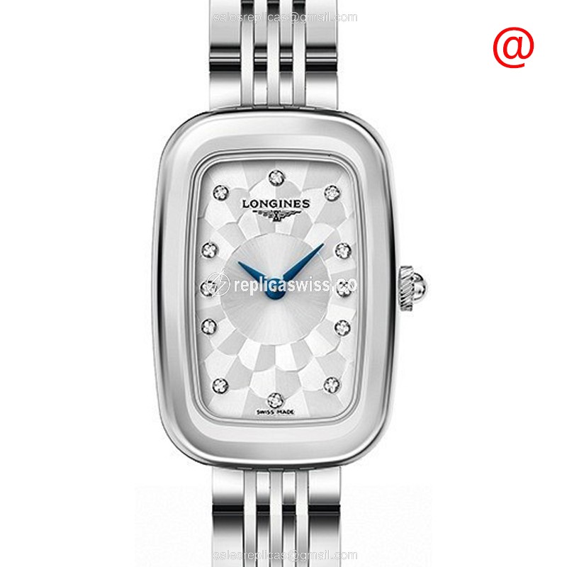 Elegant Longines Equestrian Replica in Silver Dial & Stainless Steel Case, Quartz Movement Watch