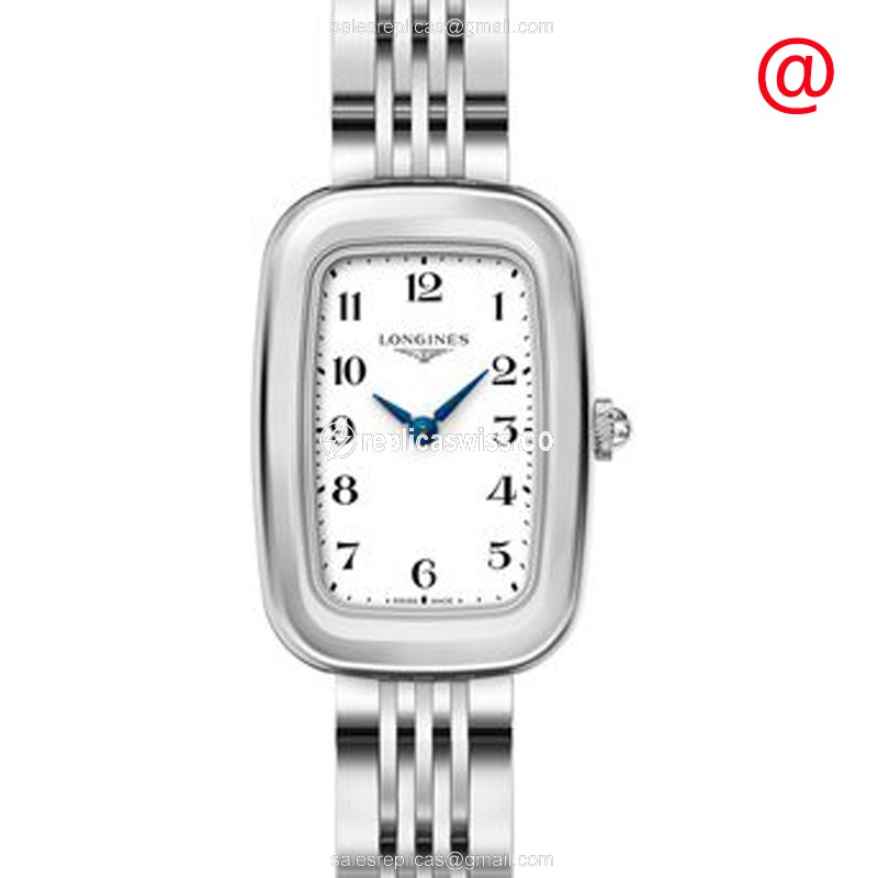 Elegant Longines Equestrian Replica Watch | Silver Dial, Stainless Steel Case & Strap