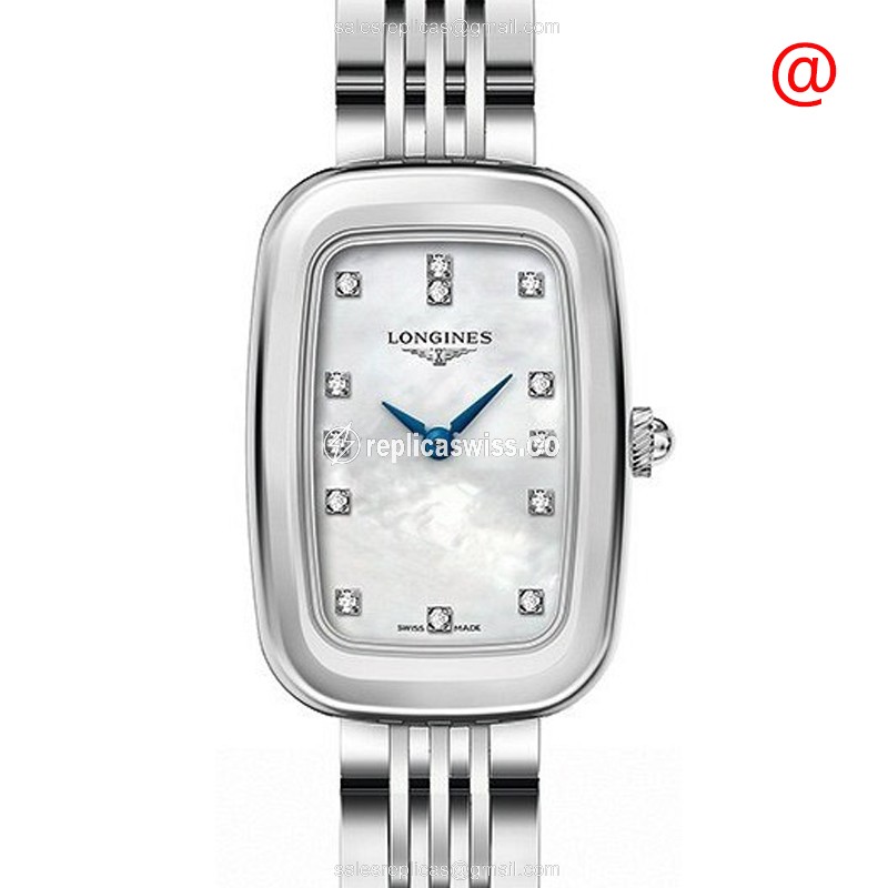 Elegant Longines Equestrian Replica with White Dial Stainless Steel Case Watch