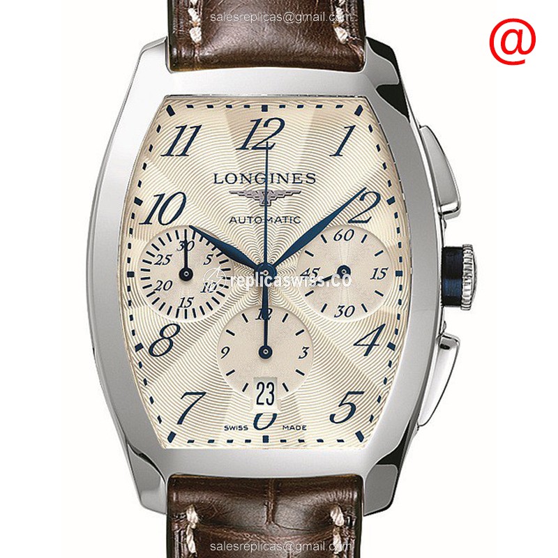 Elegant Longines EVIDENZA Replica, Automatic Movement, Stainless Steel Case & Silver Dial Watch
