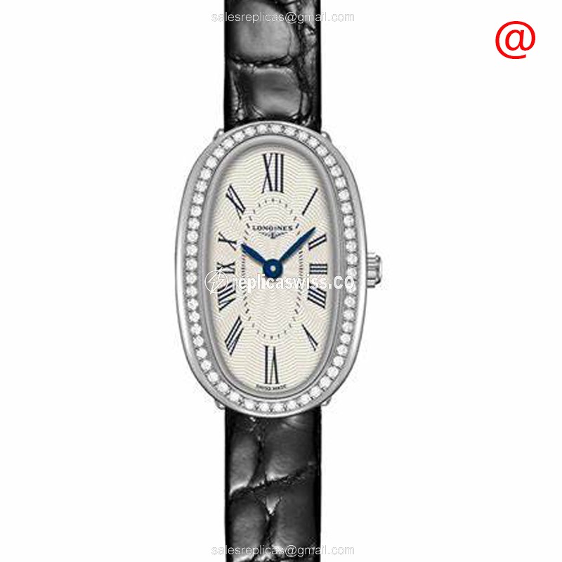 Elegant Longines L2.304.0.71.0 Symphonette Replica with Silver Dial Diamond-Crystal Case Watch