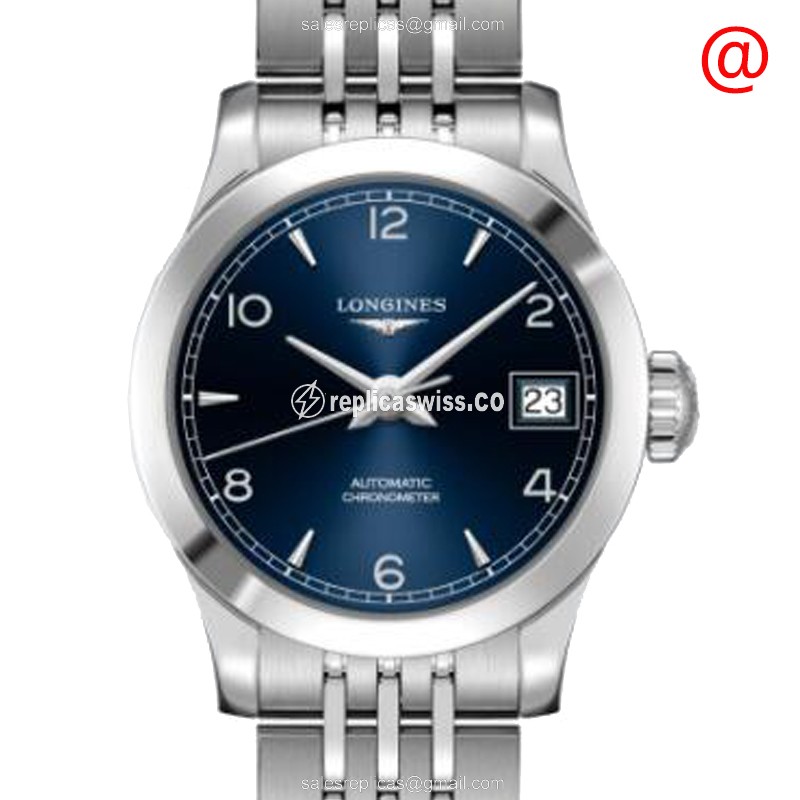 Elegant Longines L2.320.4.96.6 Replica in Blue Dial & Steel Case, Automatic Movement Watch