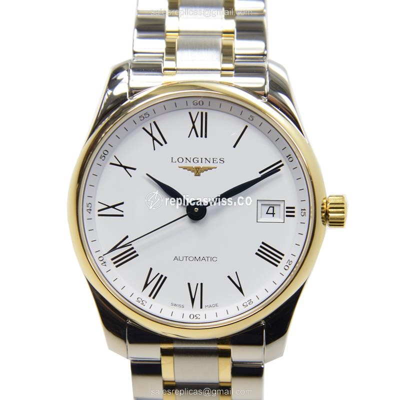 Elegant Longines L2.518.5.11.7 Replica Watch in 18kt Gold & Stainless Steel, Automatic Movement &