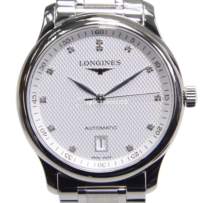 Elegant Longines L2.628.4.77.6 Replica Watch | White Dial, Automatic Movement, Stainless Steel Case