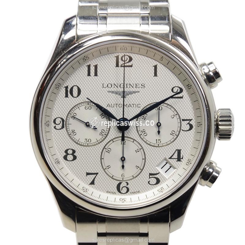 Elegant Longines L2.693.4.78.6 Replica in Stainless Steel, Automatic Movement, Silver Dial Watch