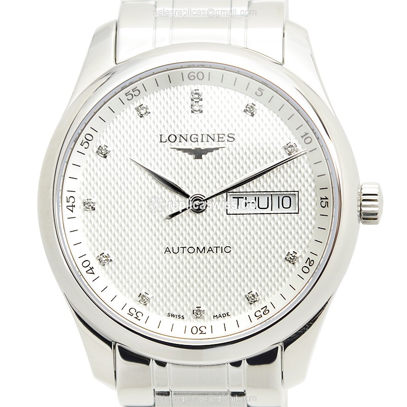 Elegant Longines L2.755.4.77.6 Replica Watch | Automatic Movement, Silver Dial & Steel Case