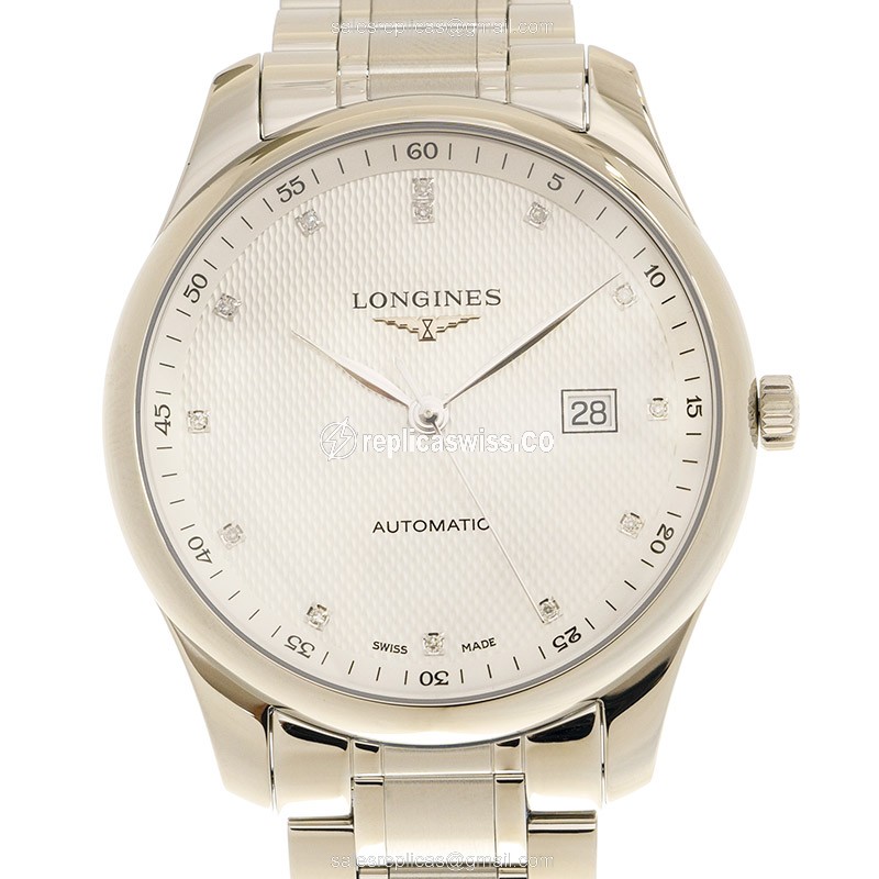 Elegant Longines L2.893.4.77.6 Replica with Silver Dial & Stainless Steel Case Watch