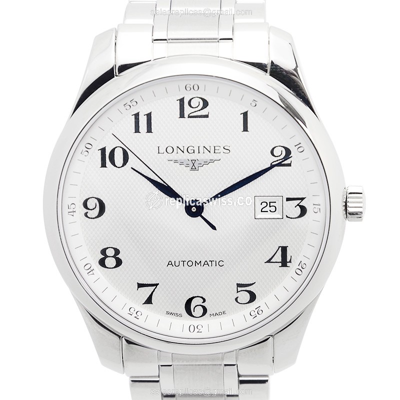 Elegant Longines L2.893.4.78.6 Replica Watch | White Dial, Automatic Movement, Stainless Steel Case