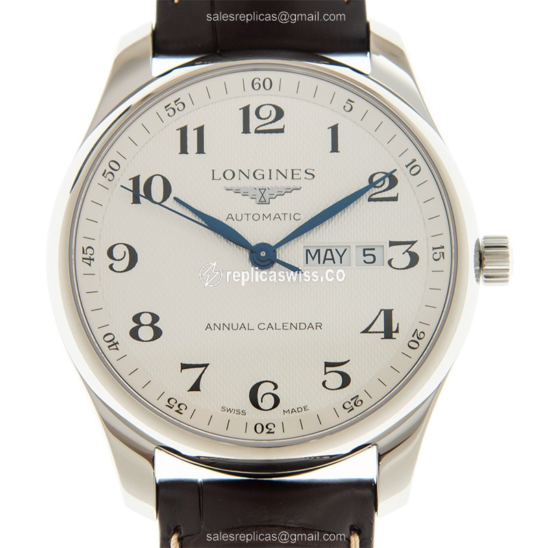 Elegant Longines L2.920.4.78.3 Replica Watch in Stainless Steel, Automatic Movement & White Dial