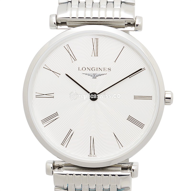 Elegant Longines L4.512.4.71.6 Replica Watch | White Dial, Stainless Steel Case