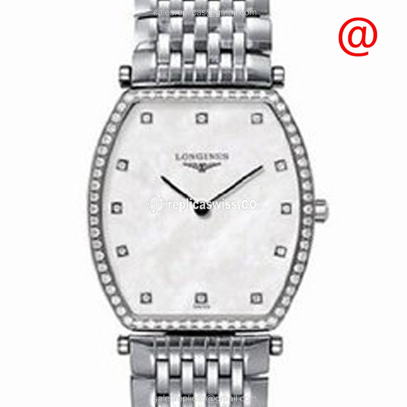 Elegant Longines L4.789.0.87.6 Replica with White Dial & Stainless Steel Case Watch