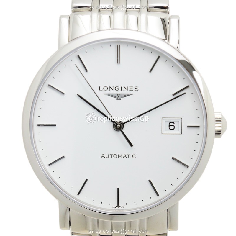 Elegant Longines L4.810.4.12.6 Replica Watch | Automatic Movement, Stainless Steel Case & White Dial