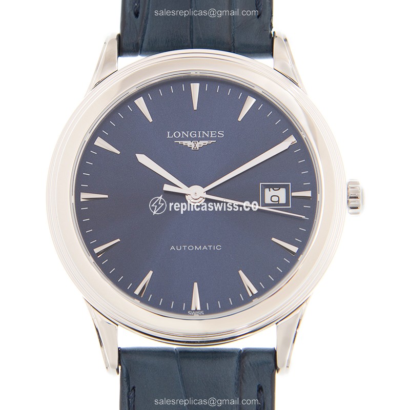 Elegant Longines L4.974.4.92.2 Replica Watch in Stainless Steel Case & Blue Dial