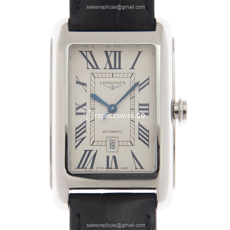 Elegant Longines L5.757.4.71.0 Dolce Vita Replica in Stainless Steel & Silver Dial Watch
