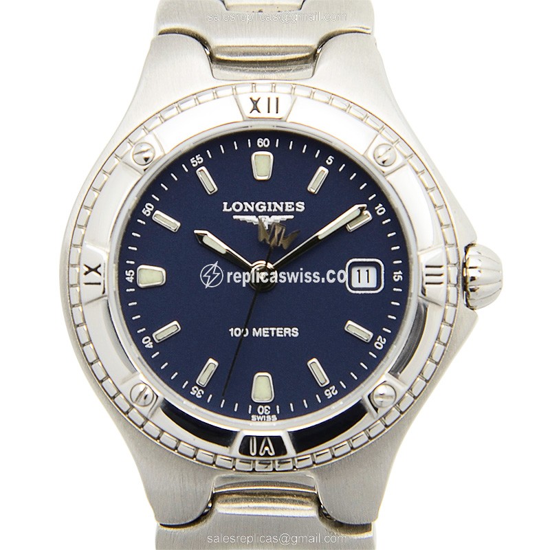 Elegant Longines MODELO L3.112.4.92.6 Replica Watch | Swiss Quartz | Blue Steel Case