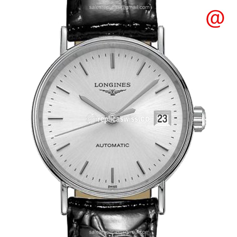 Elegant Longines Presence Replica in Silver Dial & Stainless Steel Case with Automatic Movement