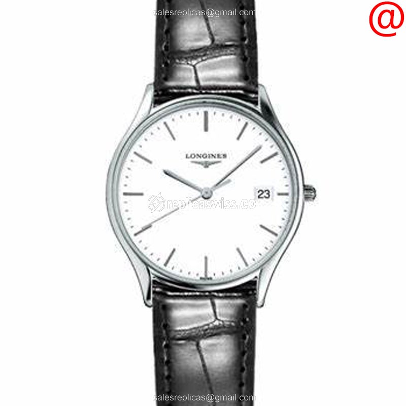 Elegant Longines Presence Replica Watch in White Dial & Stainless Steel Case, Automatic Movement