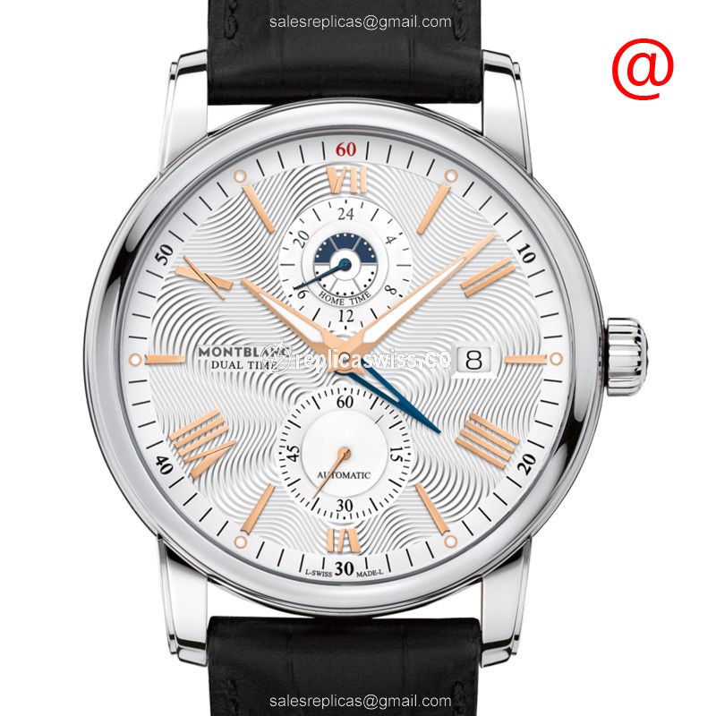 Elegant Mont Blanc 4810 Replica in Silver Dial Stainless Steel Case, Automatic Movement Watch