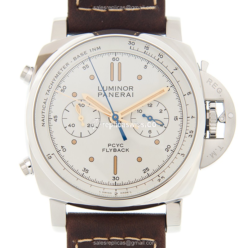 Elegant Panerai LUMINOR Replica with White Dial Automatic Movement, Crafted in Steel Watch