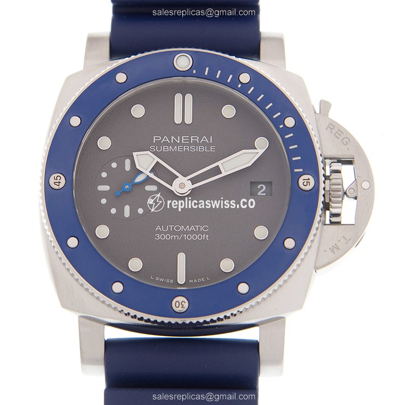 Elegant Panerai PAM00959 Submersible Replica in Gray Dial & Premium Steel Case Watch