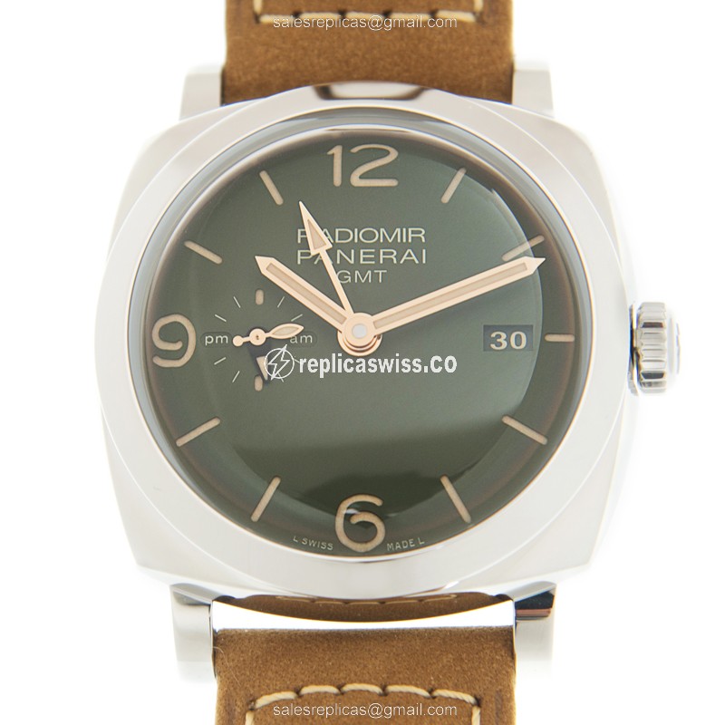 Elegant Panerai PAM00998 RADIOMIR Replica with Automatic Movement Green Dial, Crafted in