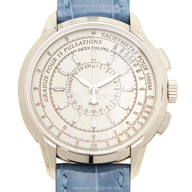 Elegant Patek Philippe 4675G-001 Anniversary Replica Watch | Automatic Movement | Silver Dial &