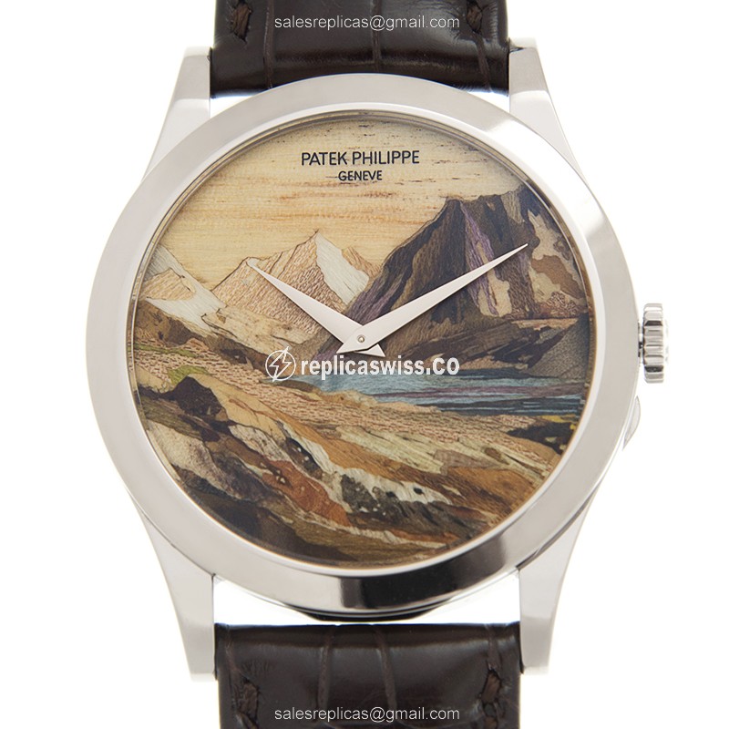 Elegant Patek Philippe 5089G-060 Replica Watch | Automatic Movement, Brown Dial & 18kt Gold Case