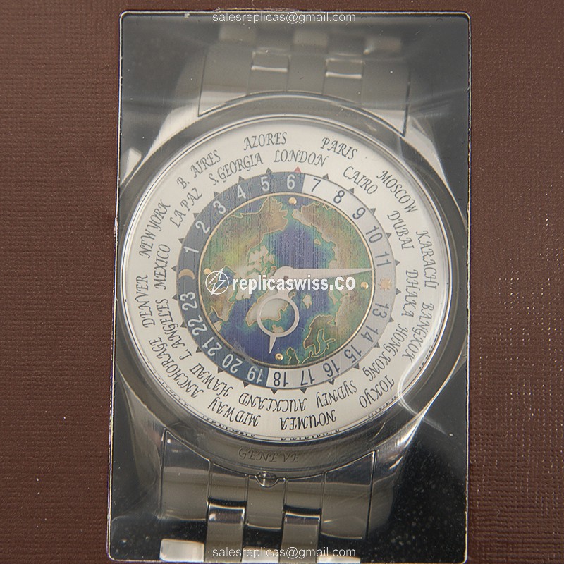 Elegant Patek Philippe 5131/1P-001 Replica with White Dial & Platinum Case, Automatic Movement Watch