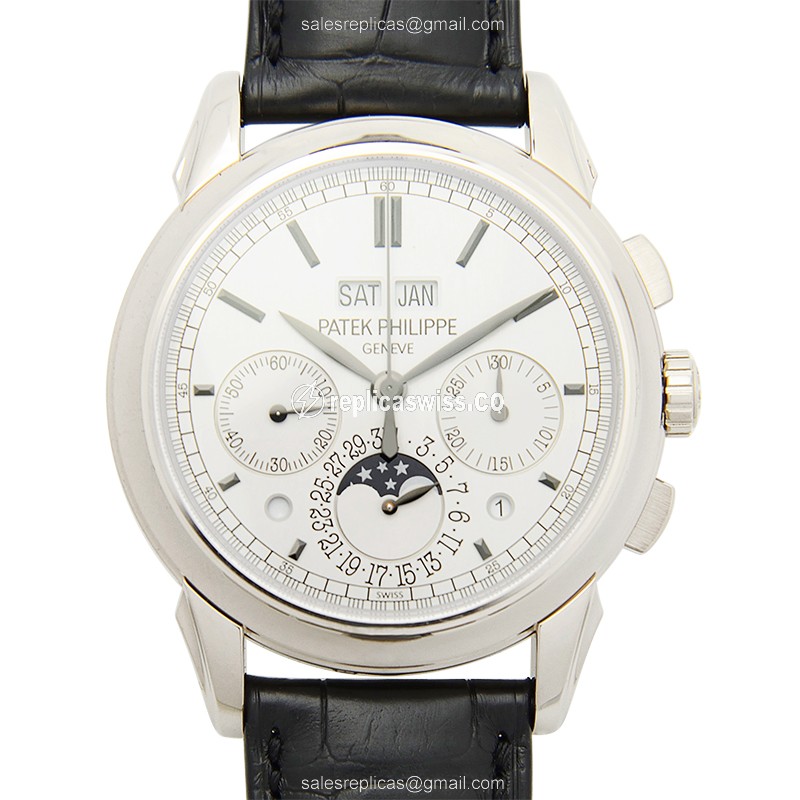 Elegant Patek Philippe 5270G-001 Grand Complications Replica in 18kt Gold, White Dial, Automatic