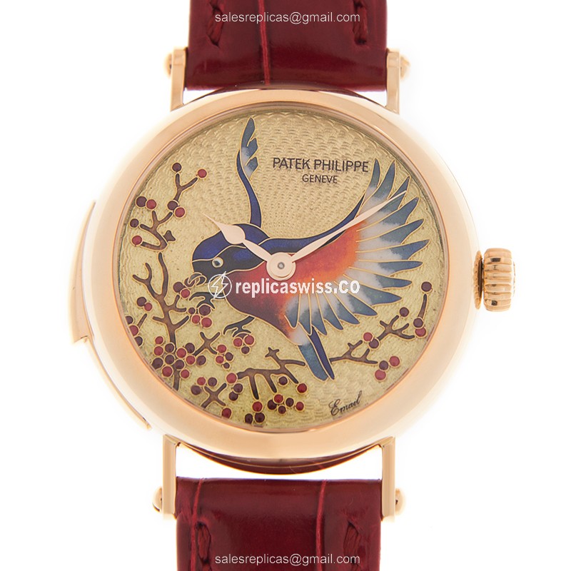 Elegant Patek Philippe 7000/50R-001 Replica Watch: Automatic Movement, 18kt Gold Case, Alligator