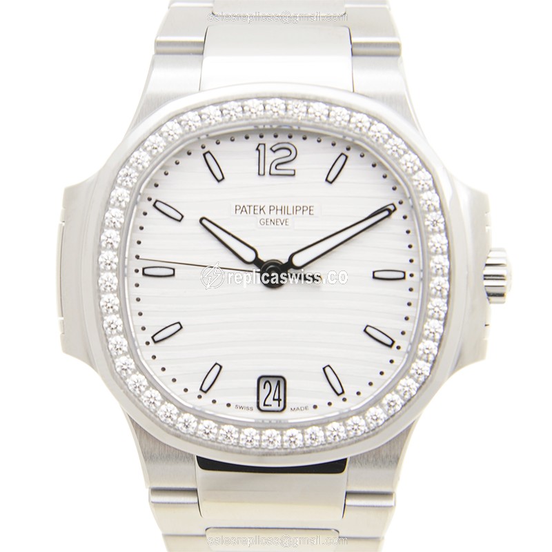 Elegant Patek Philippe 7018/1A-001 Nautilus Replica, Automatic Movement & Stainless Steel Case Watch