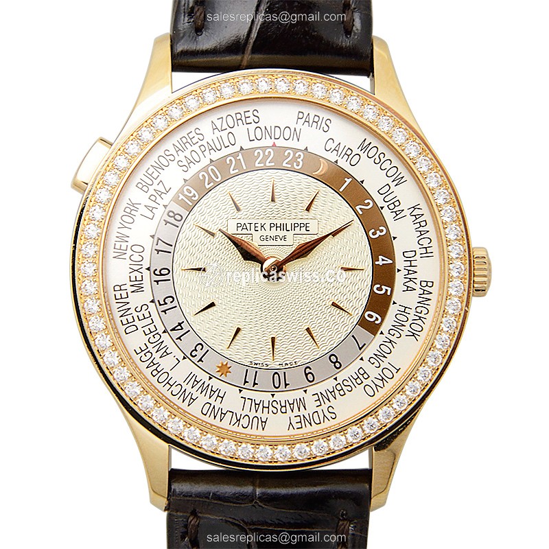 Elegant Patek Philippe 7130R-010 Replica Watch with White Dial, Automatic Movement & 18kt Diamond