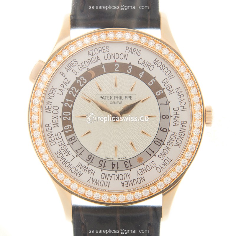 Elegant Patek Philippe 7130R-011 Replica in 18kt Rose Gold, Automatic Movement, White Dial Watch