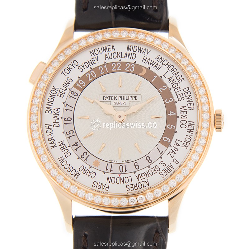 Elegant Patek Philippe 7130R-013 Replica with White Dial & Automatic Movement, Crafted in 18kt Rose