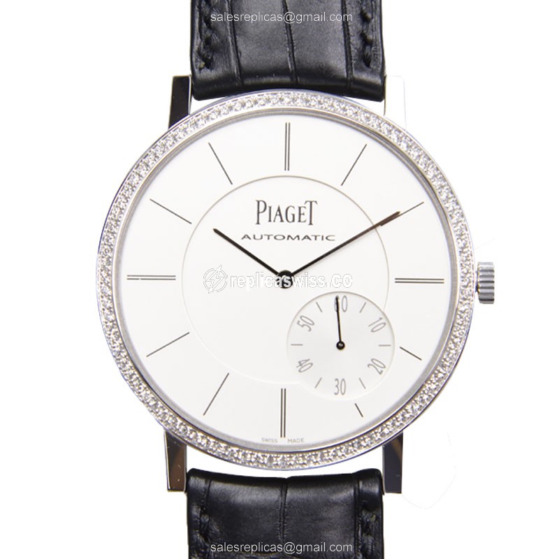 Elegant Piaget Altiplano Replica in 18kt White Gold, Automatic Movement, & White Dial Watch