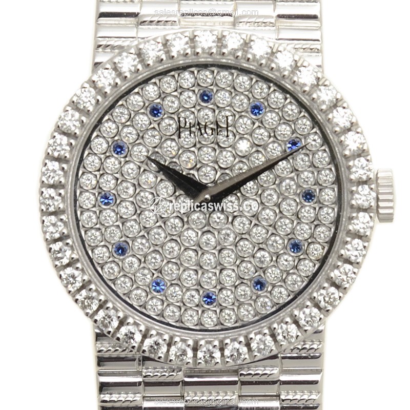 Elegant Piaget G0A05421 Tradition Replica in 18kt White Gold with Silver Dial Diamond Clasp