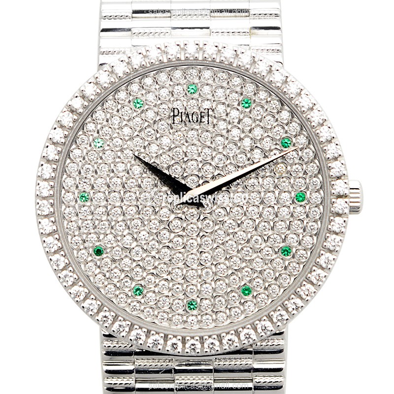 Elegant Piaget G0A09220 Dancer Replica, Manual Wind, 18kt Silver Dial & Gold Strap Watch