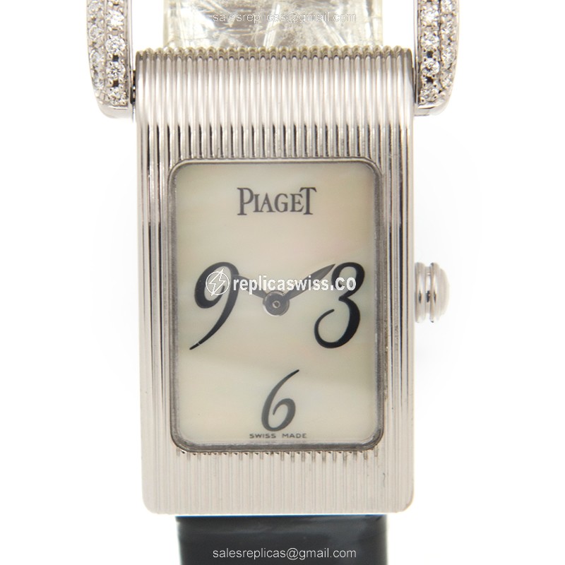 Elegant Piaget G0A27073 Replica Watch in White Gold Case with Swiss Quartz Movement