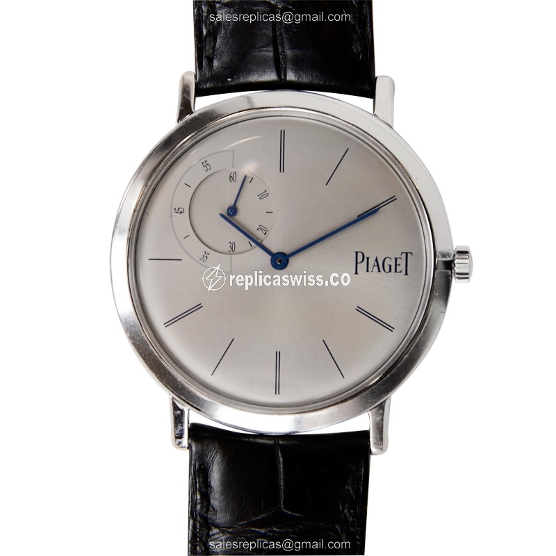 Elegant Piaget G0A33114 ALTIPLANO Replica Watch in 18kt Gold with Automatic Movement Silver Dial