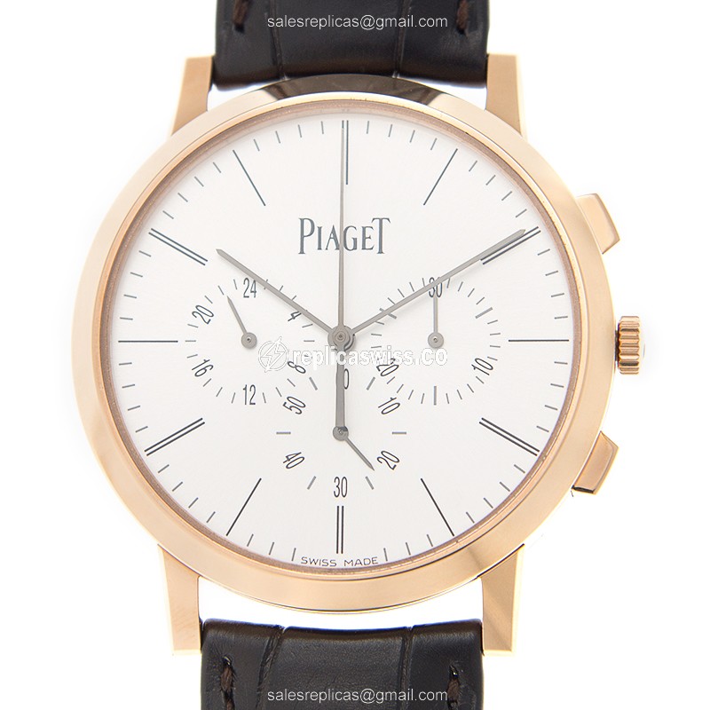 Elegant Piaget G0A40030 Altiplano Replica in 18kt Rose Gold, Automatic Movement & Silver Dial Watch