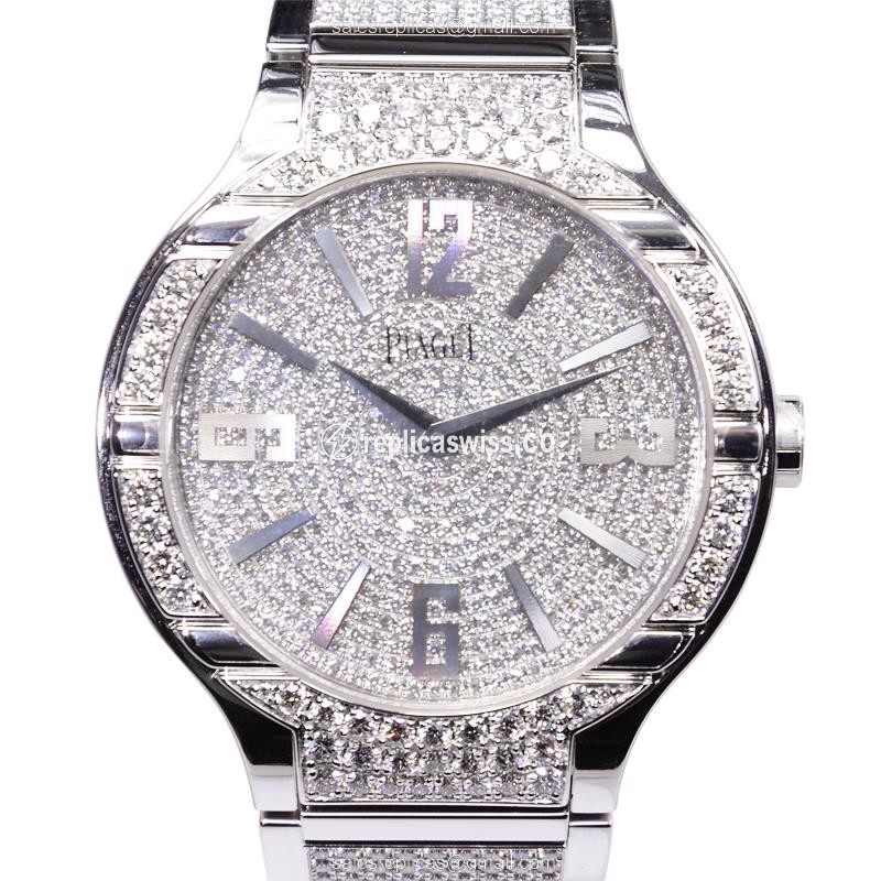 Elegant Piaget Polo G0A36226 Replica in 18kt White Gold, Automatic Movement, White Dial Watch
