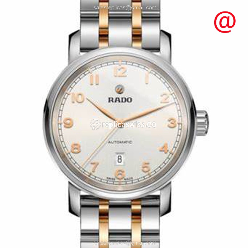 Elegant Rado DIAMASTER Replica in Stainless Steel & White Dial, Automatic Movement Watch