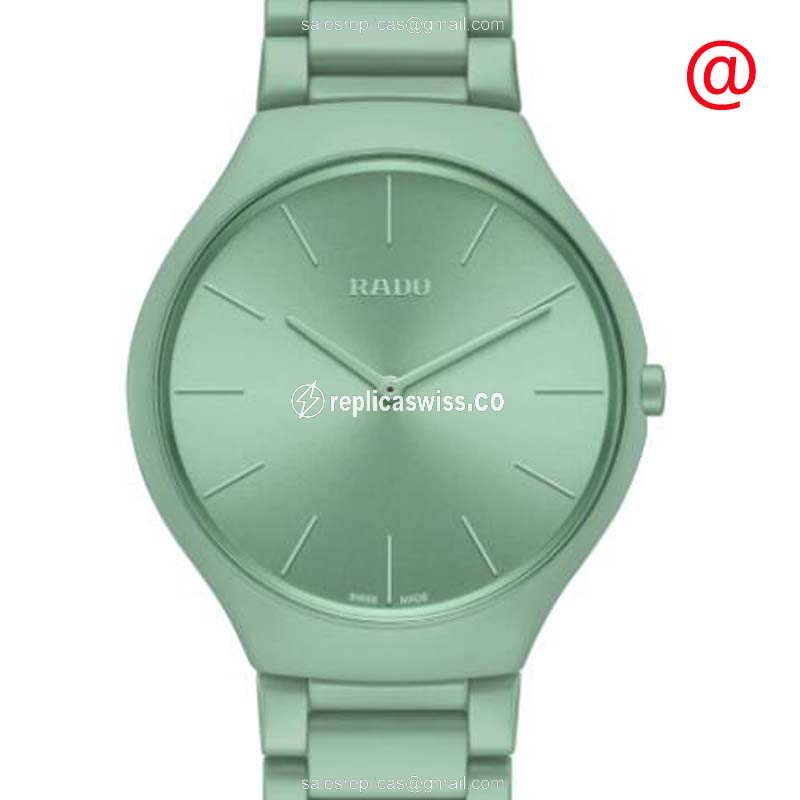 Elegant Rado R27096662 Replica Watch | Green Ceramic Case & Dial | Precision Quartz Movement