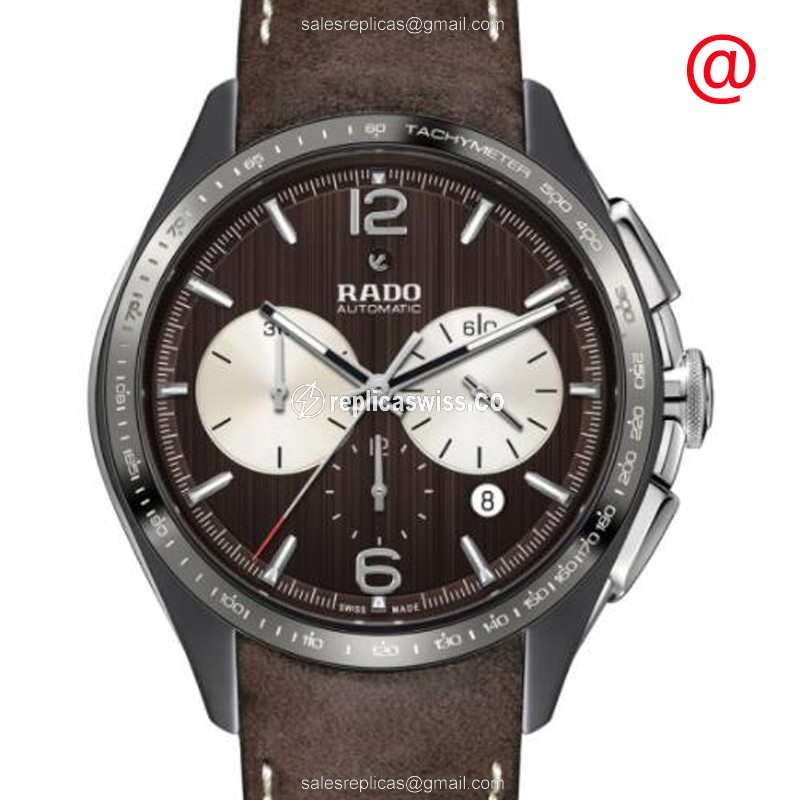 Elegant Rado R32022305 Hyperchrome Replica with Brown Dial & Automatic Movement Watch