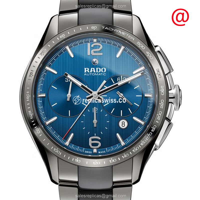 Elegant Rado R32120202 Hyperchrome Replica Watch | Automatic Movement, Blue Ceramic Dial