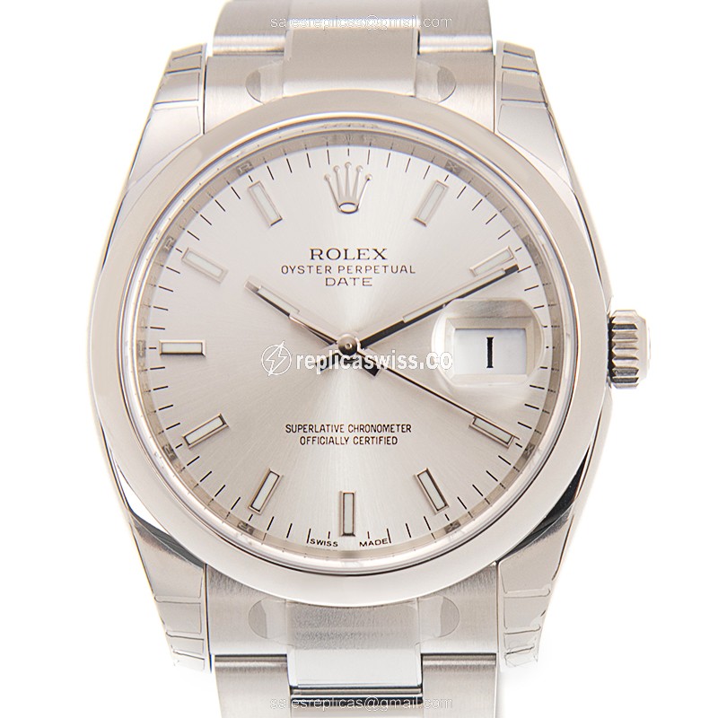 Elegant Rolex DATEJUST 115200-0006 Replica with Silver Dial Automatic Movement Watch