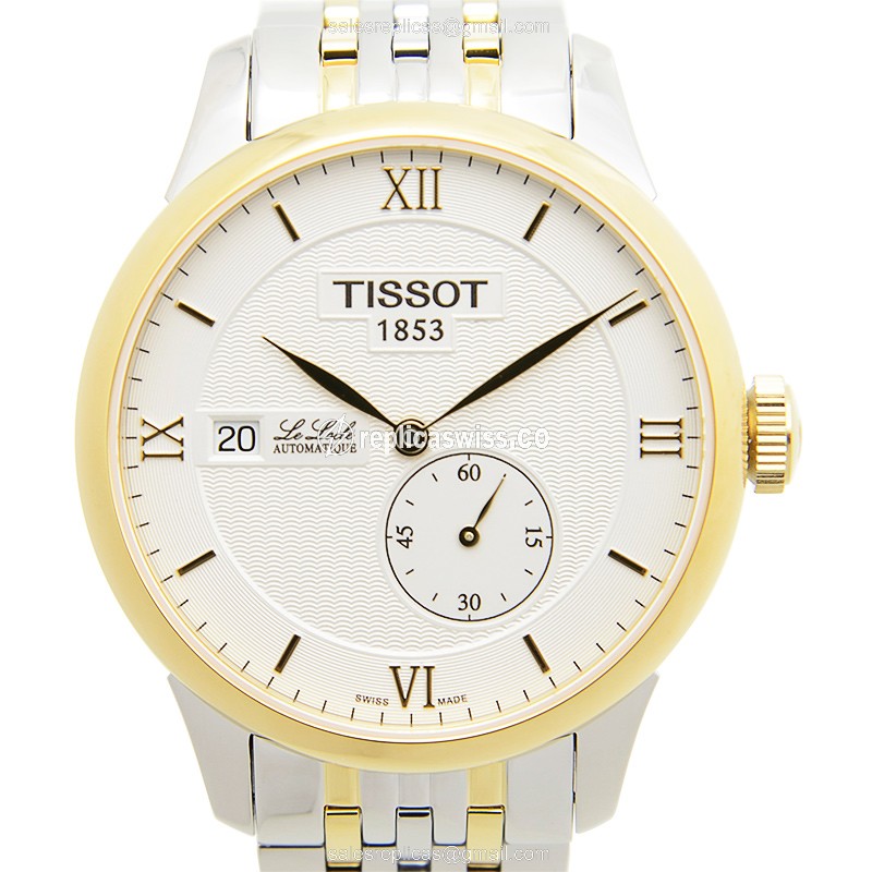 Elegant Tissot LE LOCLE Replica Watch | Automatic Movement | Stainless Steel Case & White Dial